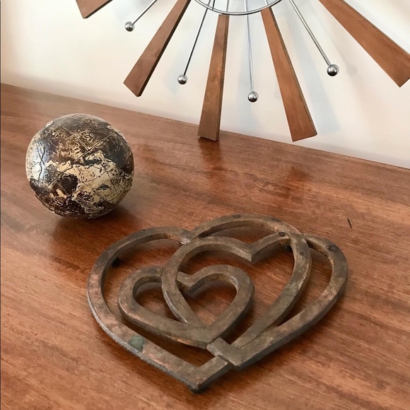 Vintage wrought iron trivet - Picture 5 of 8